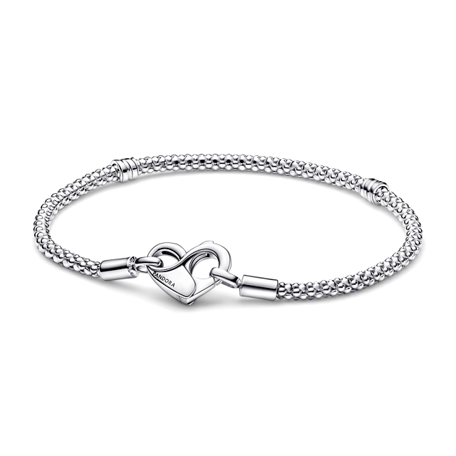 Подарочный набор «Рельефные сердца серебро»