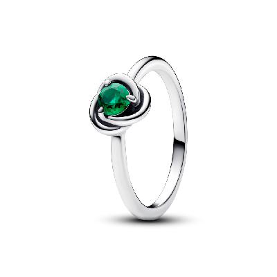 Кольцо «Темно-зеленый круг вечности»
