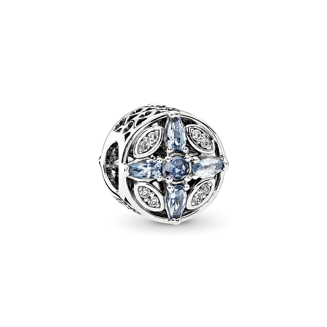 791995NMBMX Серебряная бусина, куб. оксид циркония, кристалл - фото №1 791995NMBMX Серебряная бусина, куб. оксид циркония, кристалл