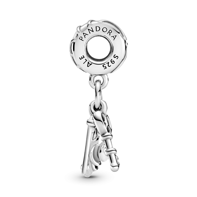Шарм-подвеска «Ключ и дверная ручка»