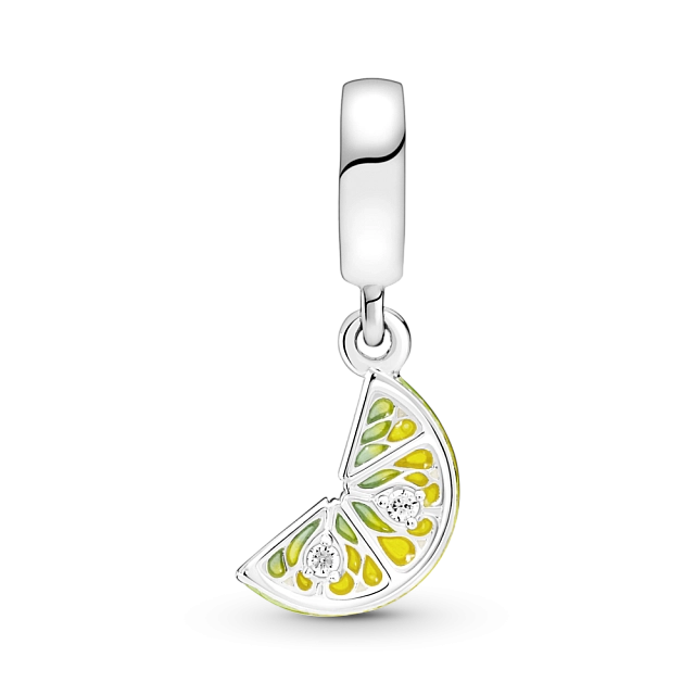 Шарм-подвеска «Сверкающие дольки лимона»