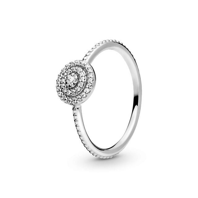 190986CZ-50 Серебряное кольцо, куб. оксид циркония - фото №1 190986CZ-50 Серебряное кольцо, куб. оксид циркония