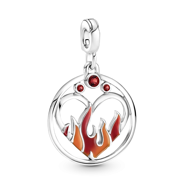 Медальон «Огонь» внутри Pandora ME