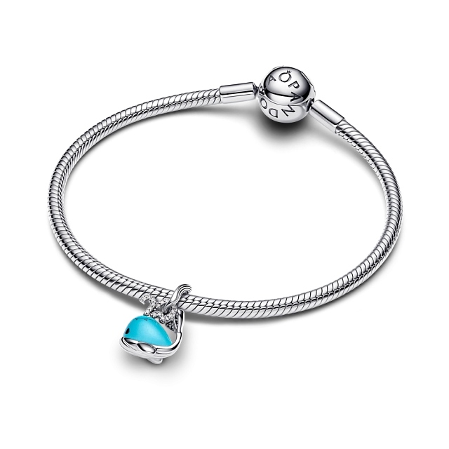 793822C01 Серебряная бусина, несколько камней