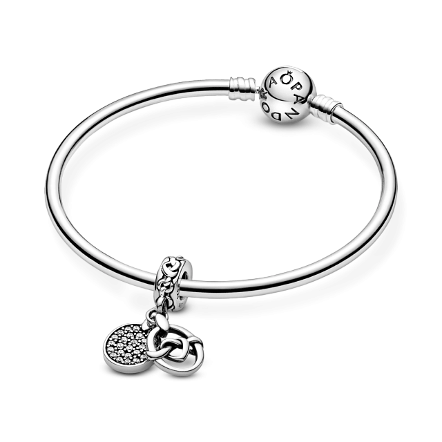 798095CZ Серебряная бусина,  куб. оксид циркония
