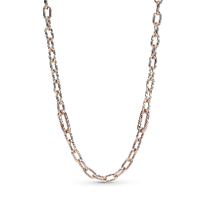 Колье-цепочка Pandora ME из сплава, покрытого розовым золотом 14К