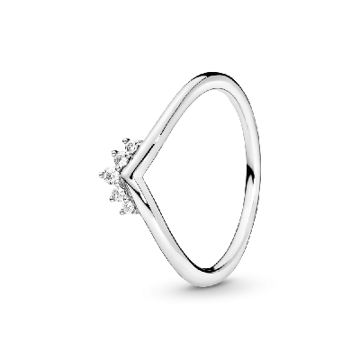 198282CZ-54 Серебряное кольцо, куб. оксид циркония