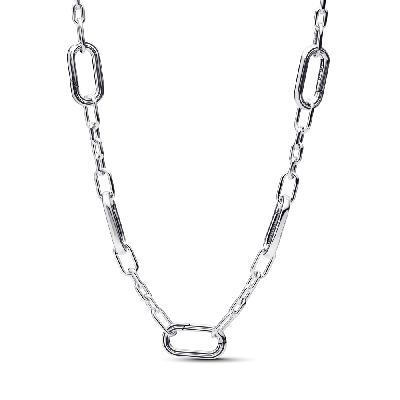 393861C00-45 Серебряное колье