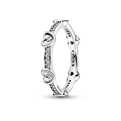 Кольцо «Сверкающие сердца»