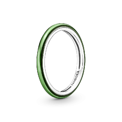 Зеленое кольцо Pandora ME