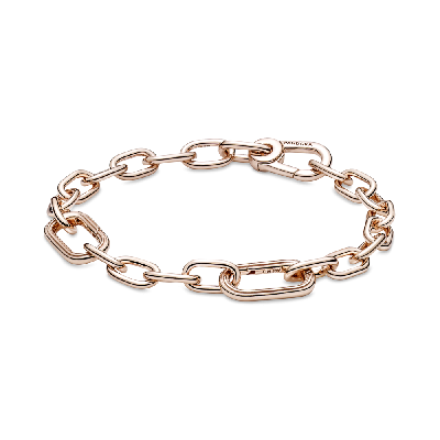 Браслет-цепочка Pandora MЕ из сплава, покрытого розовым золотом 14К